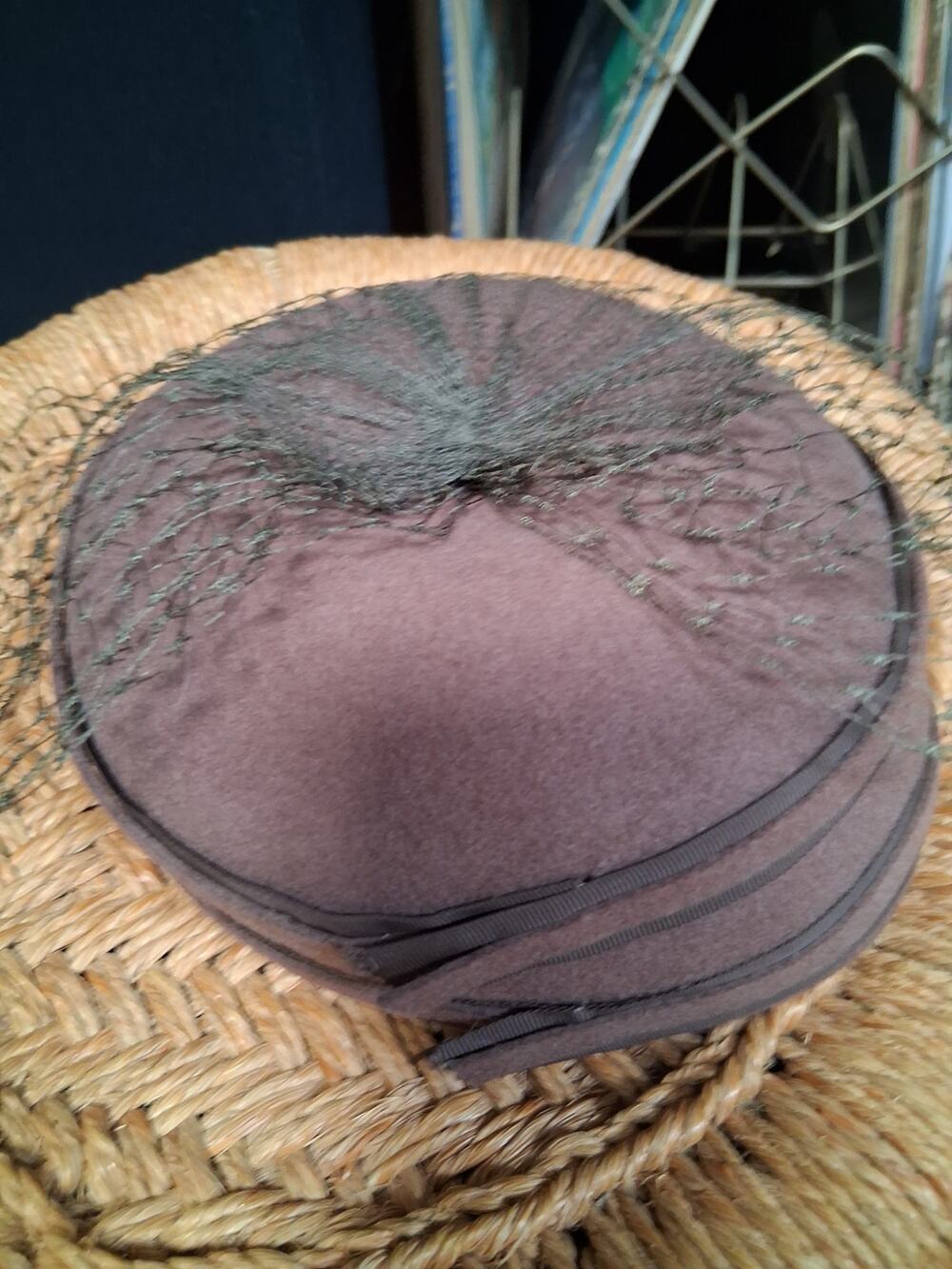 Vintage wood Lancaster hat